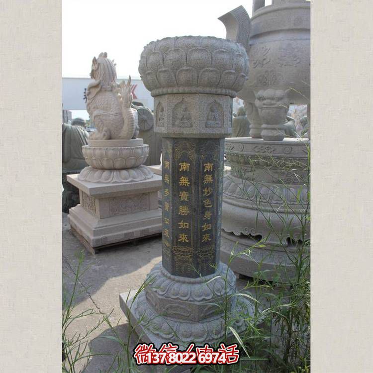 精美大理石浮雕石柱，點綴你的寺廟