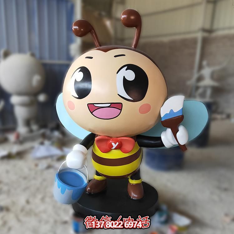 蜜蜂玻璃鋼雕塑，為你的戶外園林景觀增添卡通風采