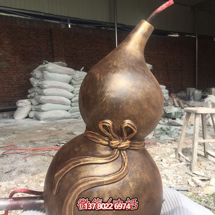 萬用銅雕葫蘆，集家居裝飾、鎮宅辟邪、雕塑藝術于一體