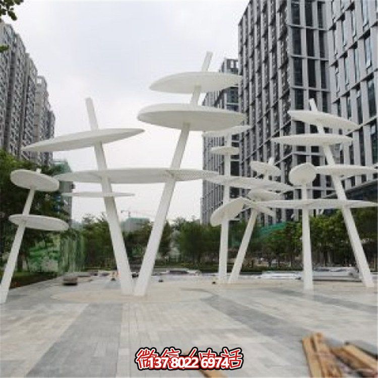 不銹鋼大型樹葉雕塑，為你的戶外景觀創(chuàng)造獨特的創(chuàng)意