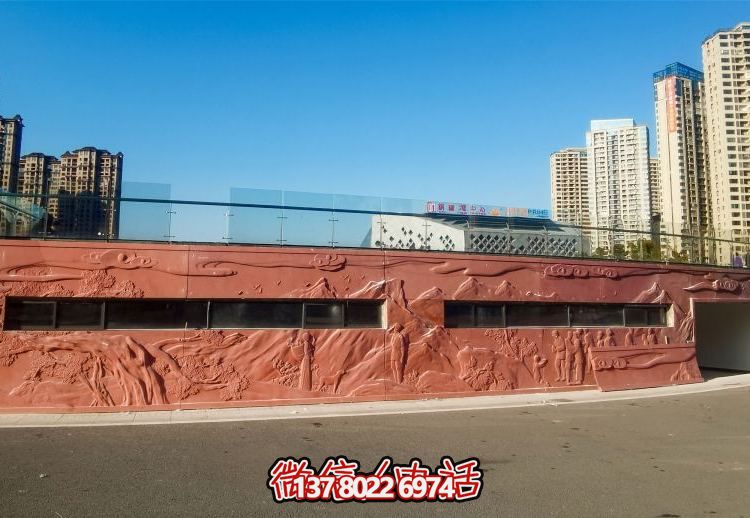 絢麗藝術(shù)空間，創(chuàng)意戶外浮雕銅雕影壁壁畫雕塑