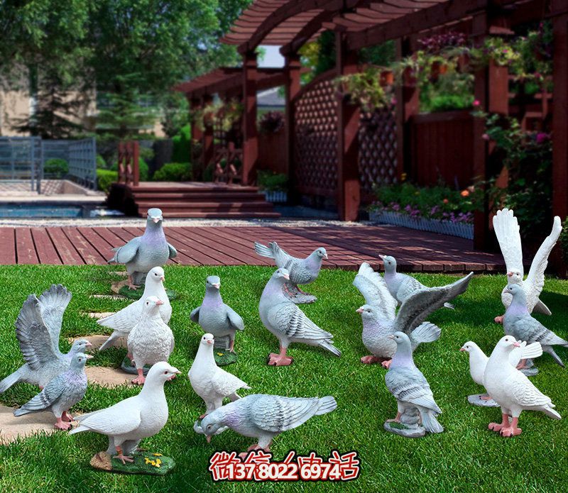 童趣仿真動(dòng)物樹(shù)脂雕塑，打造完美草坪戶(hù)外景觀