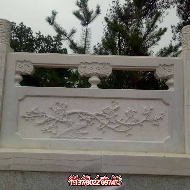 大理石石雕欄桿，給你一個(gè)安全且美麗的橋邊