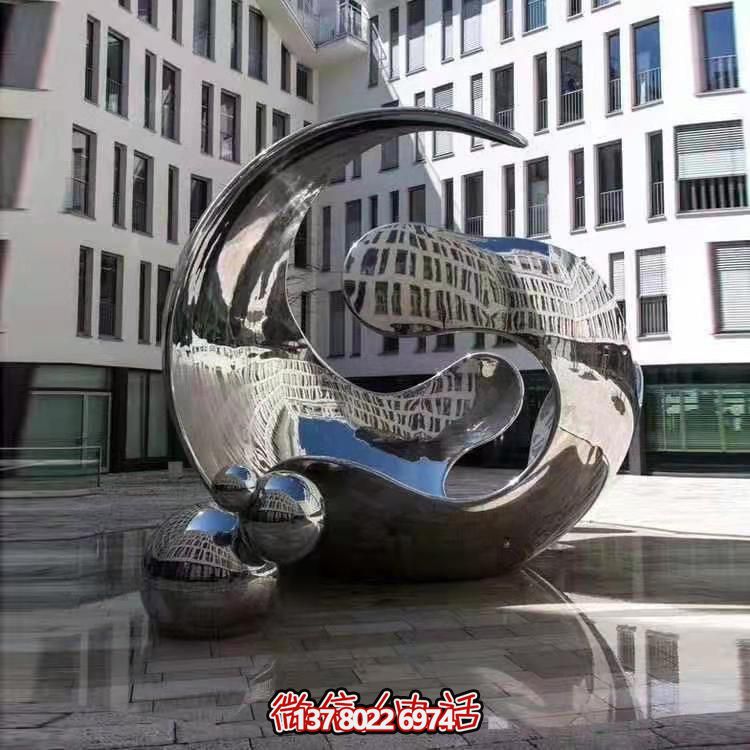 高品質不銹鋼大型雕塑，精美戶外園林景觀