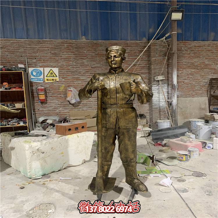 藝術玻璃鋼人物雕塑，點綴園林景觀