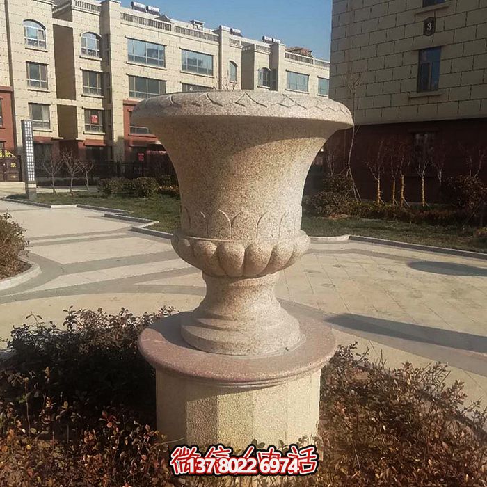 歐式裝飾石雕花盆，讓您的小區更添靚麗