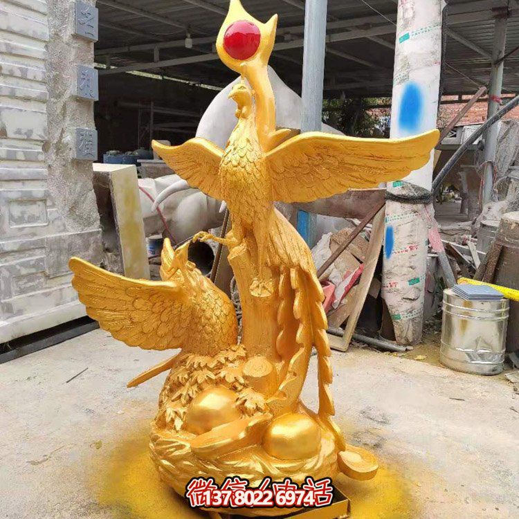 不銹鋼鳳凰雕塑，給你的戶外廣場帶來活力