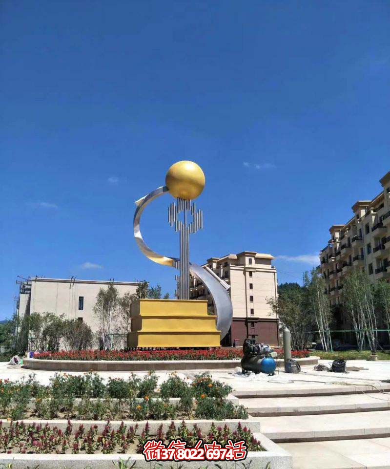 商廈創(chuàng)意抽象公園不銹鋼鑰匙雕塑 商廈創(chuàng)意抽象公園不銹鋼鑰匙雕塑