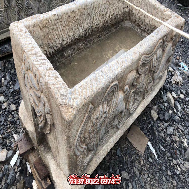 老石槽，漢白玉仿古石槽