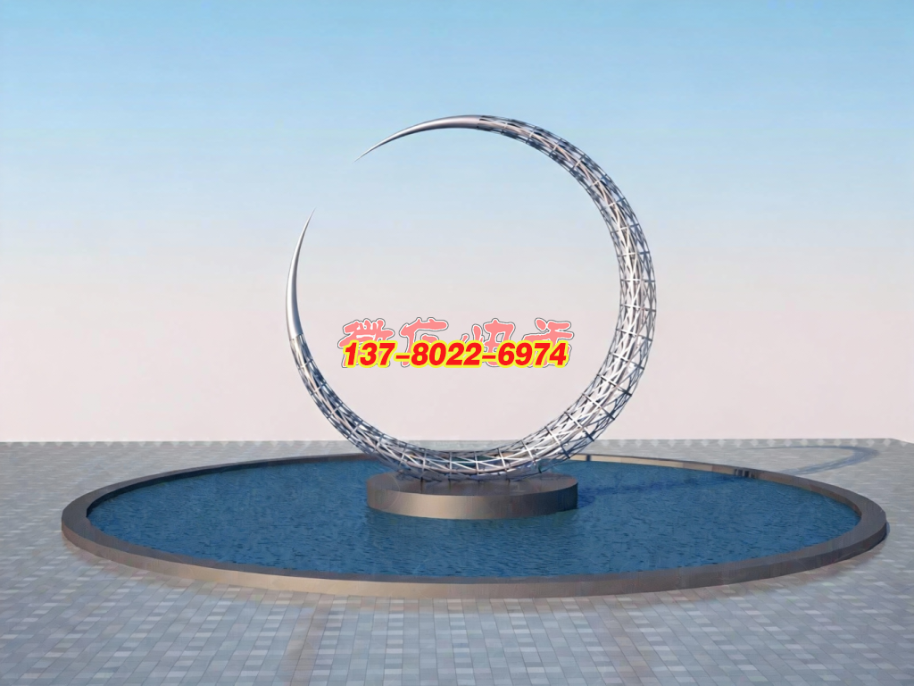 《月瀾織夢》：水境環縈間，鋼骨織就彎月穹廬的詩意回響