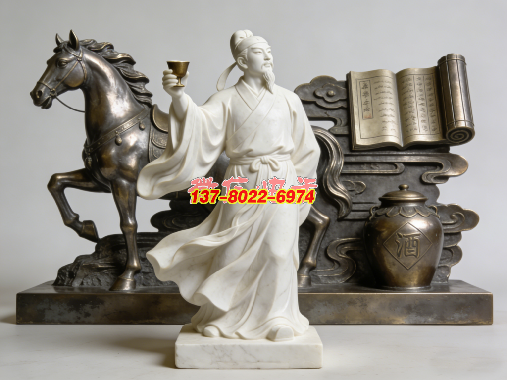 詩仙把酒臨風 策馬凌云抒豪情